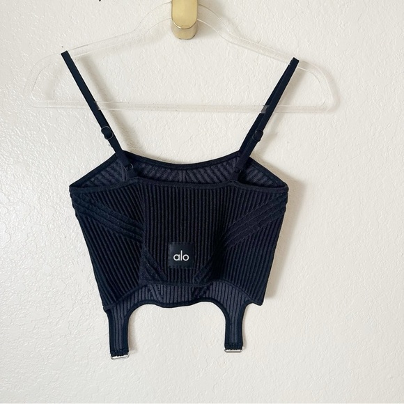 Alo Denim Knit Garter Tank size S - Picture 10 of 10